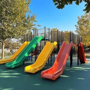 Un parque infantil es un lugar donde los niños pueden jugar y explorar. Es un espacio lleno de risas y alegría. El juego es vital para el desarrollo de los niños. A través del juego, ellos aprenden a socializar y a usar su cuerpo.