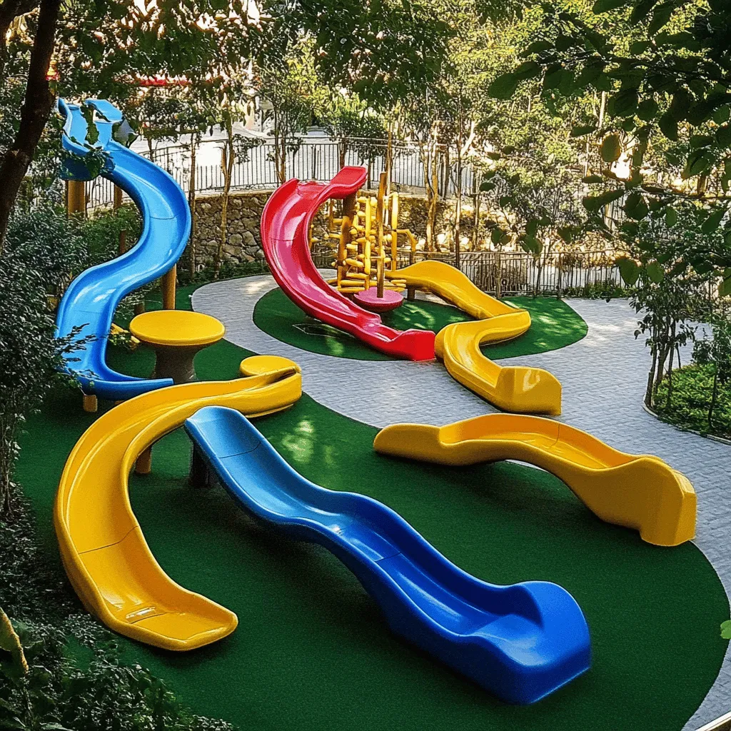 Los parques infantiles son lugares especiales. Aquí, los niños pueden jugar, correr y explorar. El juego al aire libre es clave para su crecimiento. Les ayuda a ser más fuertes y más felices. En estos espacios, los niños hacen amigos y aprenden a compartir.
