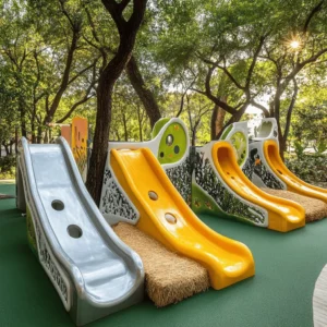 Los parques son lugares mágicos. Aquí los niños pueden jugar, aprender y explorar. El juego es clave para su desarrollo. Pasar tiempo al aire libre mejora su salud mental. En los parques, los niños hacen amigos y crean recuerdos.