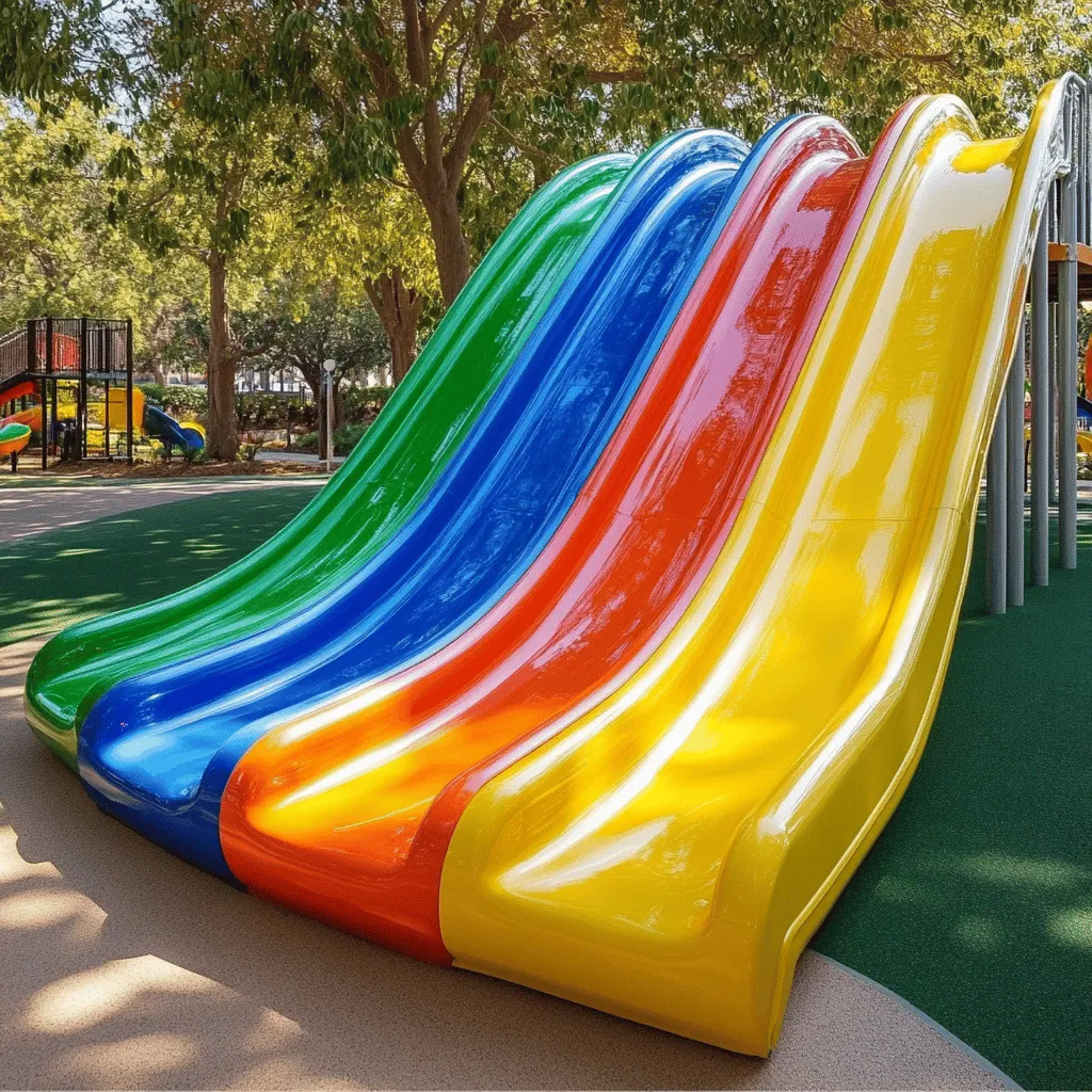 Los toboganes son esenciales en los parques infantiles. Estos equipos brindan emoción y diversión a los niños. Un buen tobogán debe ser seguro y atractivo. A menudo, los toboganes vienen en plástico o metal. Ambos tienen sus ventajas. El plástico es ligero y suave. El metal es más resistente y duradero.