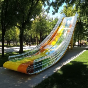 Los toboganes gigantes son estructuras emocionantes en parques acuáticos. Suelen ser altos y largos, ofreciendo descensos rápidos y divertidos. Estos toboganes pueden ser de varios diseños, desde curvados hasta rectos. Cada uno promete una experiencia única.