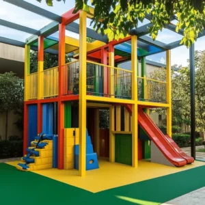 Los parques infantiles son muy importantes. Proveen un espacio seguro para que los niños jueguen. En estos lugares, los niños pueden correr, saltar y explorar. Esto ayuda a su desarrollo físico y social. La naturaleza también les da energía y alegría.