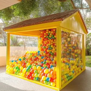 Los parques de bolas pequeños son espacios mágicos. Aquí, los niños saltan, juegan y ríen. Estos parques son seguros y llenos de bolas coloridas. Son perfectos para los más pequeños, entre 1 y 5 años. Al entrar, los niños se sumergen en un mundo de diversión.
