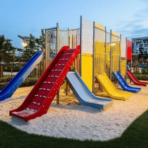 El juego al aire libre es vital para el desarrollo de los niños. Los parques infantiles son espacios ideales para que los pequeños se diviertan. Aquí, los niños pueden correr, saltar y explorar. Estas actividades ayudan a mejorar su salud física y emocional.