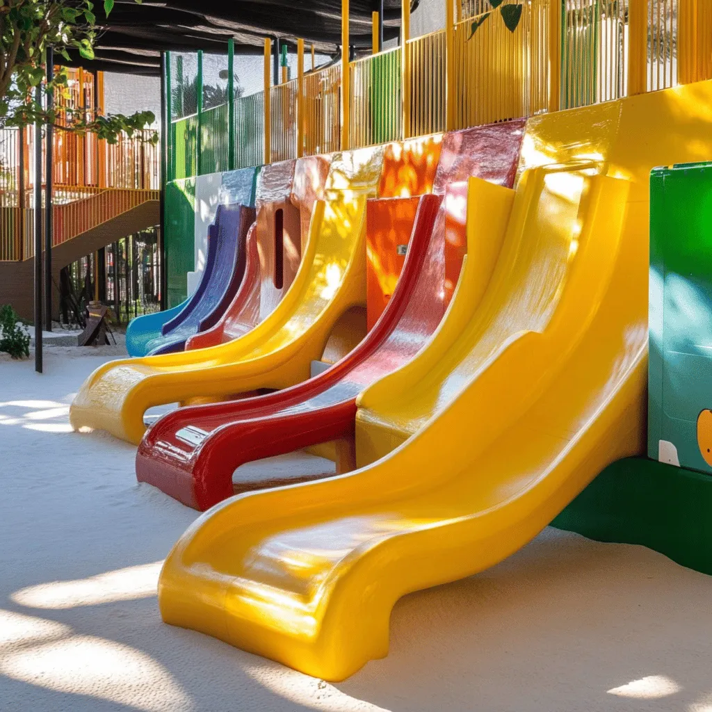 Los parques infantiles son lugares mágicos. Aquí, los niños pueden jugar y explorar. El juego es muy importante en la infancia. Ayuda a los niños a crecer sanos y felices. Jugar al aire libre también mejora su salud. Respiran aire fresco y disfrutan del sol. Además, el juego en grupo enseña a compartir y a hacer amigos.