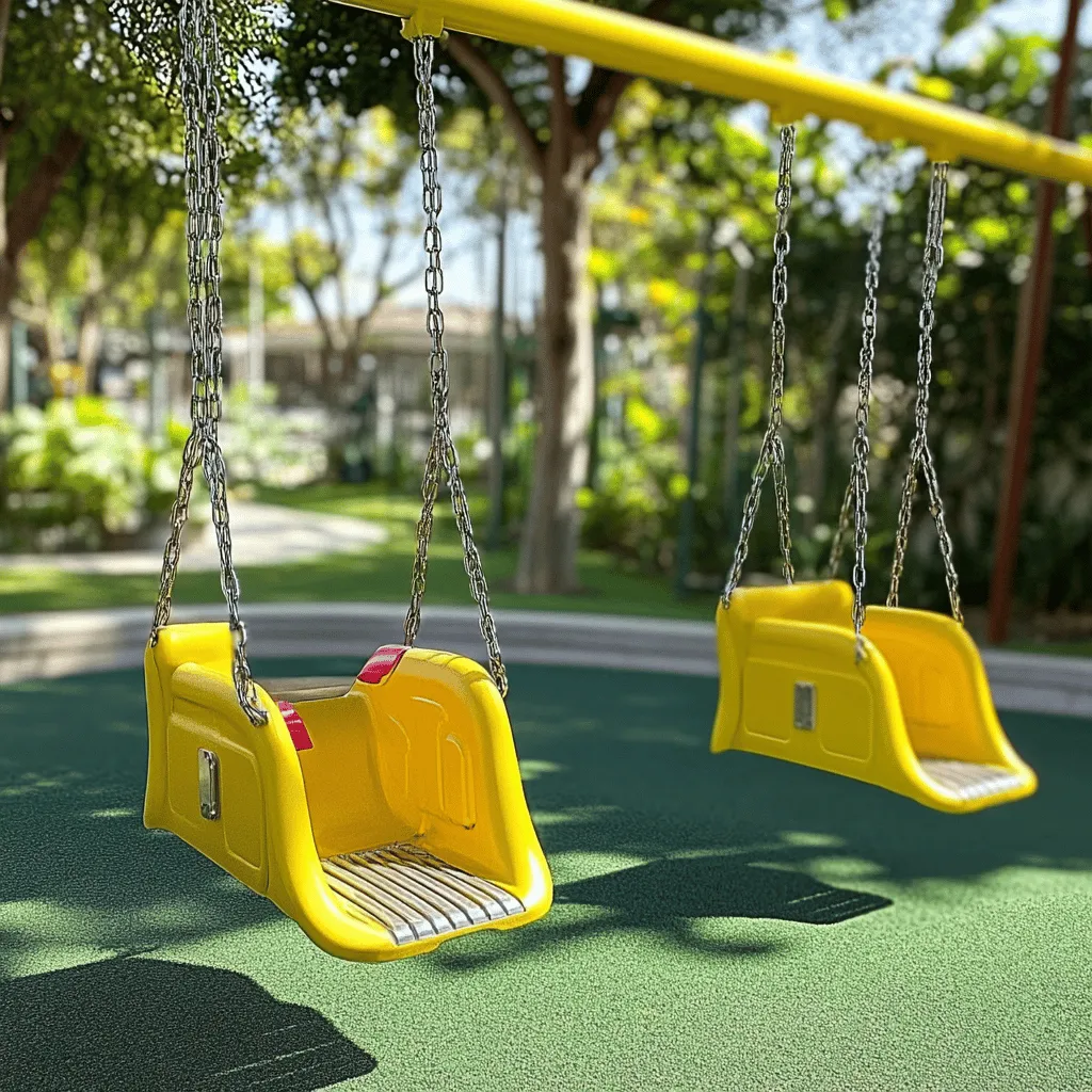 Los parques con columpios son espacios mágicos para los niños. Jugar al aire libre es muy bueno para su salud. Los columpios ayudan a los niños a desarrollar su equilibrio. También fomentan la diversión y la creatividad. Cuando los niños saltan y se balancean, ríen y disfrutan. Esto es esencial para su crecimiento.