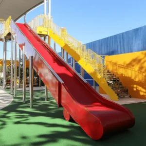 Un parque infantil es un espacio diseñado para que los niños jueguen y se diviertan. Estos lugares tienen juegos como columpios, toboganes y zonas de escalada. Además, son seguros y accesibles para todos. Los parques infantiles son importantes porque ayudan en el desarrollo de los niños.
