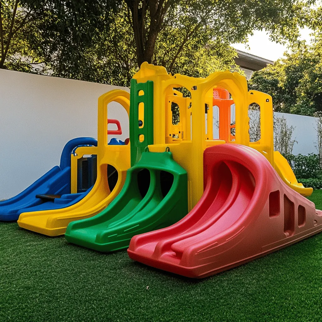 Las áreas de juegos infantiles son esenciales para el desarrollo de los niños. Jugar al aire libre les ayuda a socializar y a aprender nuevas habilidades. Cada área debe tener equipamiento seguro y divertido. Esto incluye toboganes, escaleras y estructuras de trepa. Por eso, recomiendo el Parque Infantil Multijuegos. Este parque es ideal para niños de 2 a 12 años.