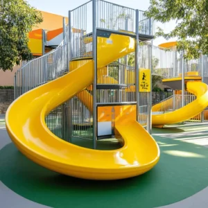 Las áreas de juegos son fundamentales para los niños. Aquí, ellos pueden correr, saltar y explorar. Los grandes toboganes son siempre un gran atractivo. Los niños disfrutan de la sensación de deslizarse y caer. Pero, ¿cómo asegurar que estas experiencias sean seguras?