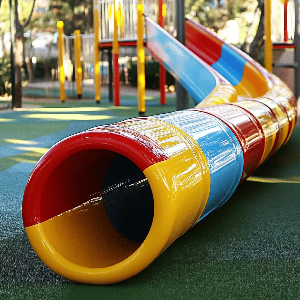 Los parques infantiles con tobogán son esenciales para el desarrollo de los niños. Jugar al aire libre ayuda a los pequeños a aprender y crecer. El juego fomenta habilidades sociales, coordinación y confianza. Además, el aire fresco y el sol son buenos para la salud.