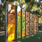 Los muros de escalada son estructuras emocionantes. Permiten a las personas de todas las edades escalar y jugar. Existen muchos tipos de muros de escalada. Aquí te cuento sobre algunos de ellos.