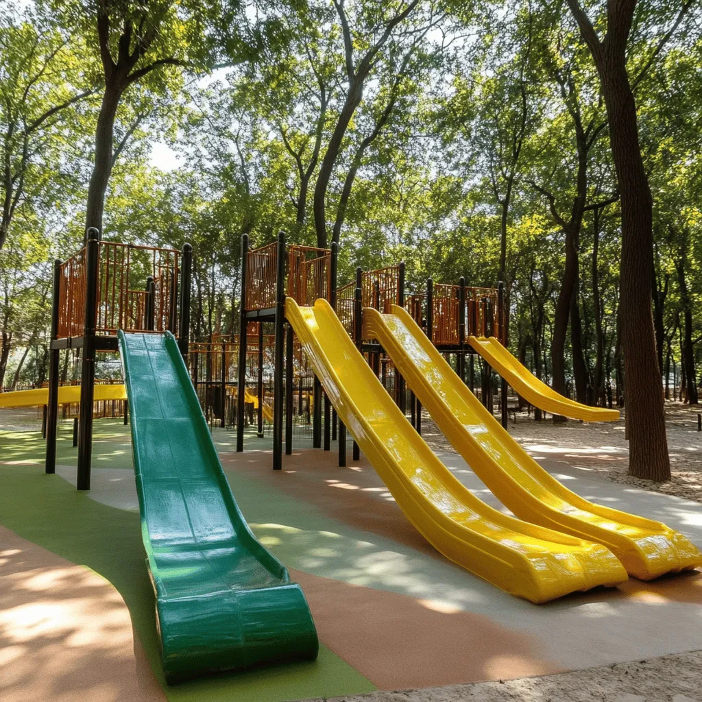 Los parques infantiles son lugares mágicos. En ellos, los niños pueden jugar, explorar y hacer amigos. Un parque infantil es un espacio diseñado especialmente para que los más pequeños se diviertan. Estos lugares tienen equipos de juego como toboganes, columpios y áreas de escalada.