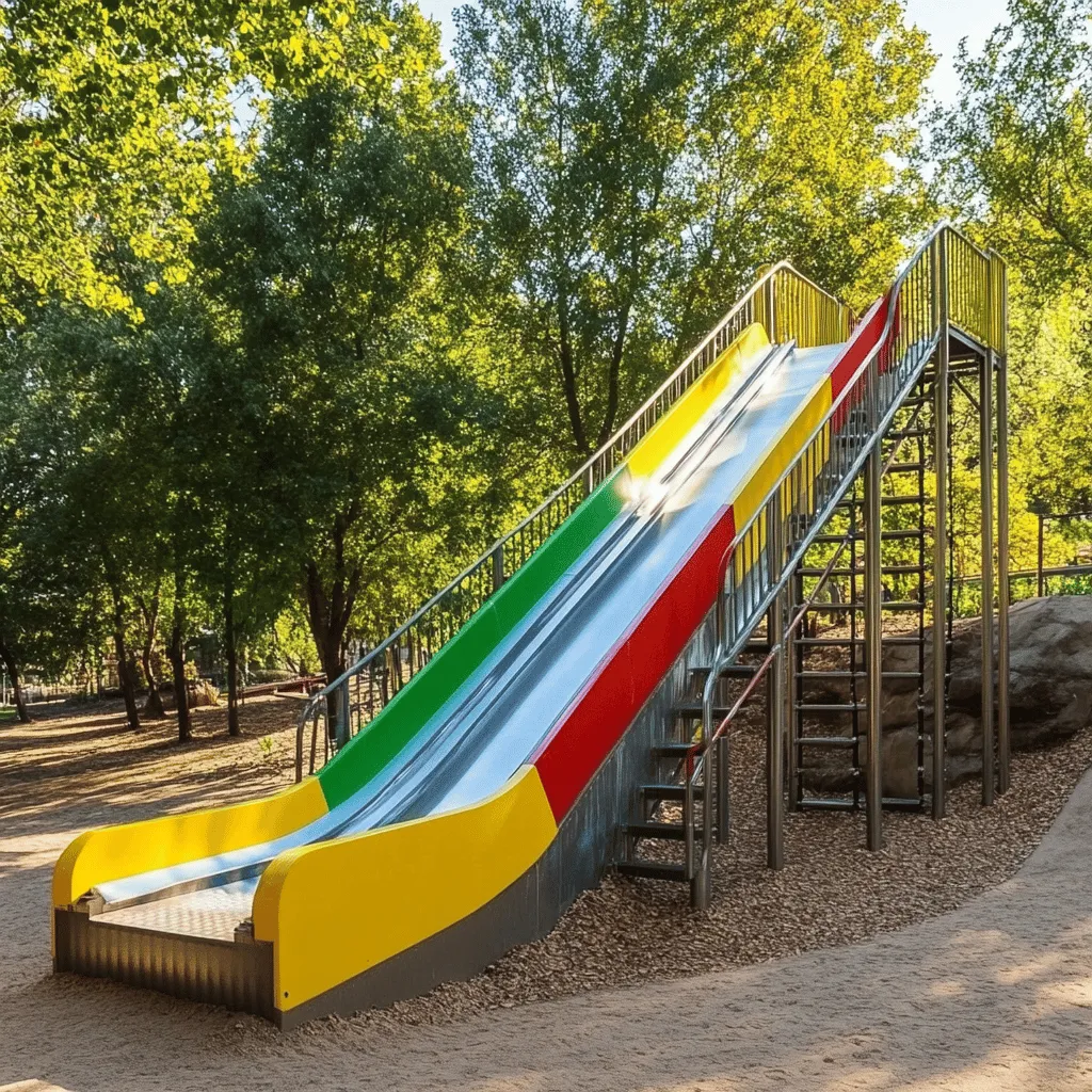 Los parques con toboganes son lugares donde la diversión y la seguridad se encuentran. Los niños disfrutan al máximo mientras se deslizan por los toboganes. Pero, ¿sabías que estos juegos ayudan a su desarrollo? Los toboganes fomentan habilidades físicas y sociales.