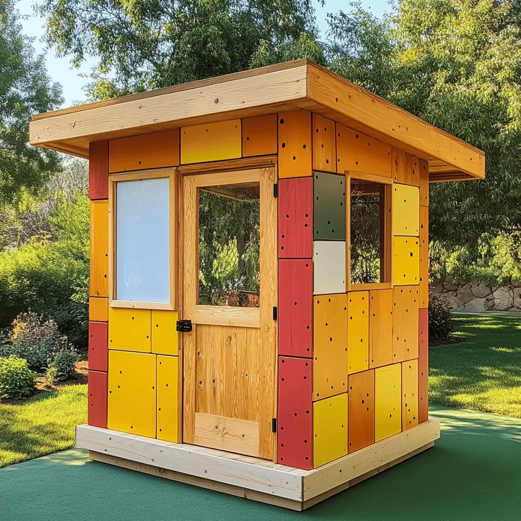 Las casitas de juegos son espacios donde los niños juegan y crean. Son pequeñas estructuras, como la Casita de Juegos Pequeño Refugio. Tienen puertas, ventanas y un lugar para entrar y salir. Estas casitas pueden ser de madera o plástico. Son ideales para jugar al aire libre.