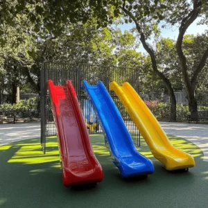 Visitar un parque con toboganes es una gran aventura. Los niños pueden correr, jugar y explorar. Los toboganes son una de las atracciones más populares. Les encanta deslizarse y sentir la emoción. Pero, ¿qué hace que un parque con toboganes sea especial? Vamos a verlo.