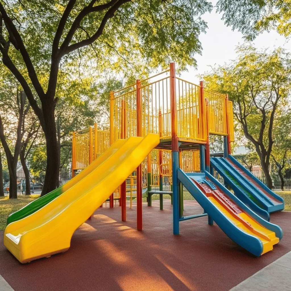 Los parques con columpios son espacios mágicos. Aquí, los niños pueden volar alto en su imaginación. Jugar al aire libre trae muchos beneficios. Mejora la salud física y mental de los pequeños. Los columpios son ideales para desarrollar habilidades motoras. Además, fomentan la socialización entre los niños.