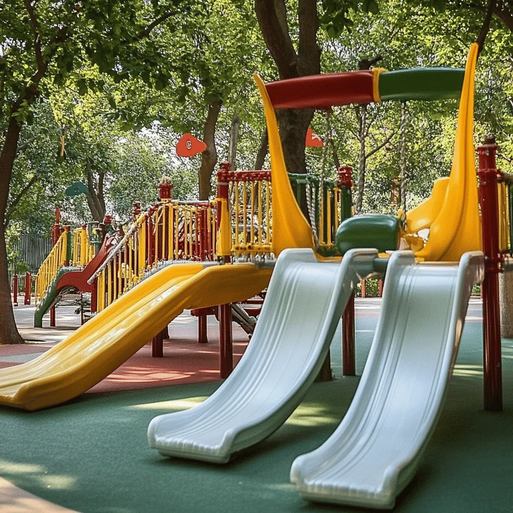 Las áreas de juegos infantiles son espacios mágicos. Son lugares donde los niños pueden correr, saltar y explorar. Aquí, cada rincón ofrece una nueva aventura. Estas áreas son más que simples estructuras. Son entornos que fomentan el desarrollo y la diversión.