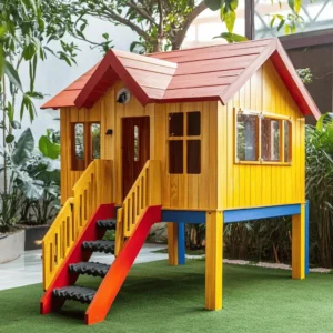 Las casas de niños son espacios mágicos. Son refugios donde la imaginación cobra vida. Los niños pueden ser cualquier cosa que deseen. Desde un aventurero en la jungla hasta un chef en la cocina. Estas casas fomentan la creatividad y el juego. También ayudan a los niños a socializar. En un mundo donde la tecnología domina, estas casas ofrecen un escape.